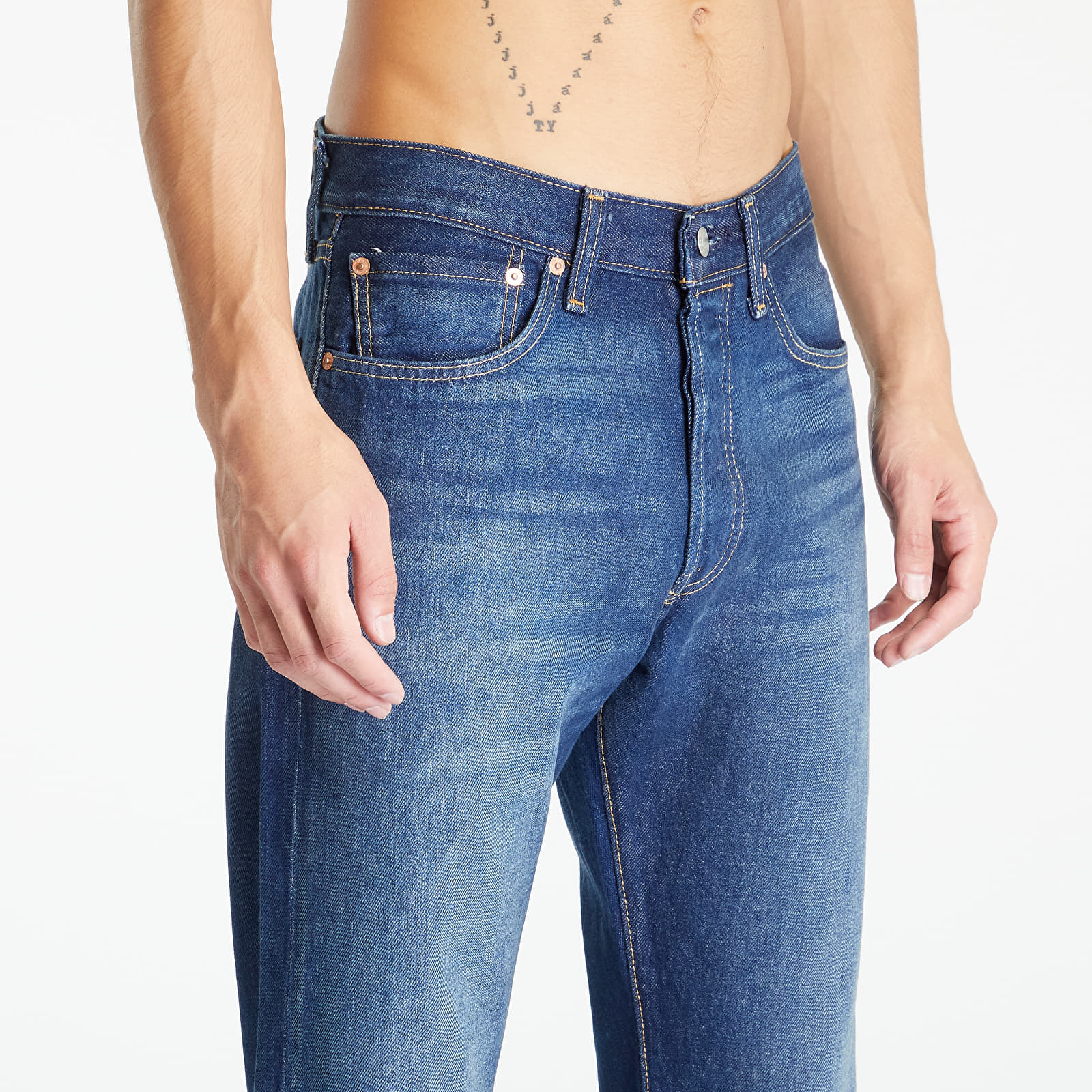 Jeansy Levi's® 501 Levis Original Low Tides Dark Indigo - Worn In