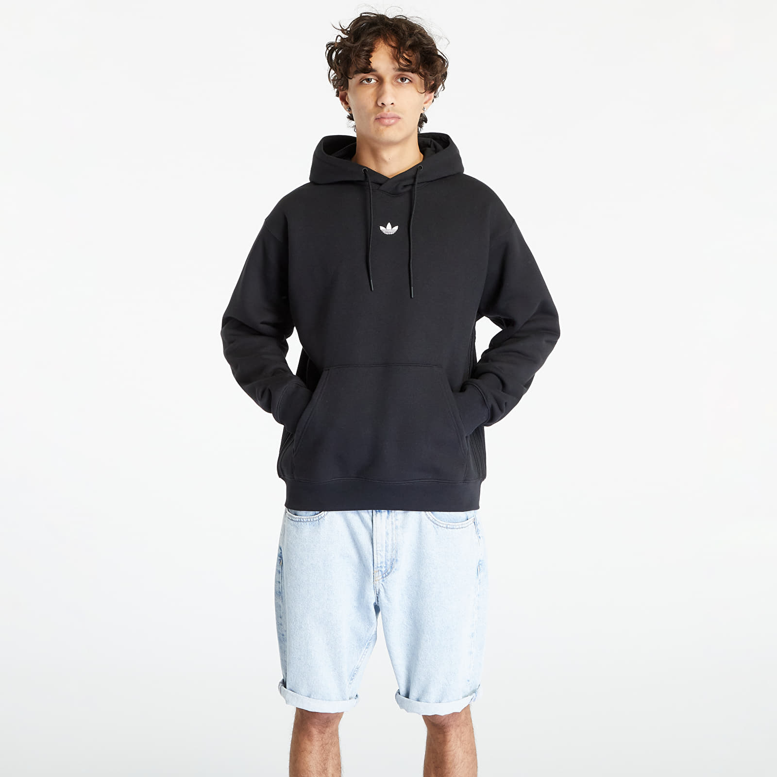 Mikiny adidas Originals Adicolor Hoodie Black