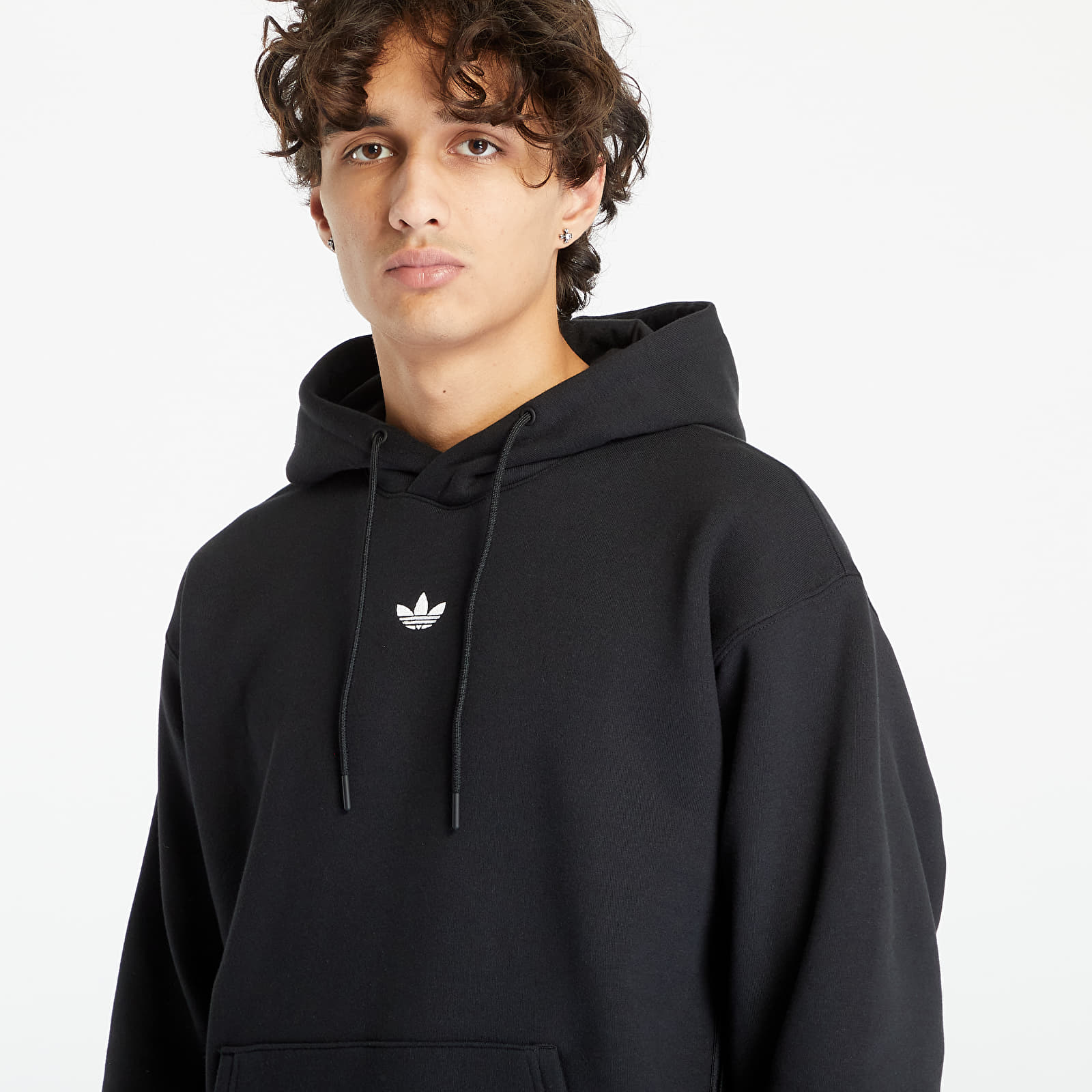Mikiny adidas Originals Adicolor Hoodie Black