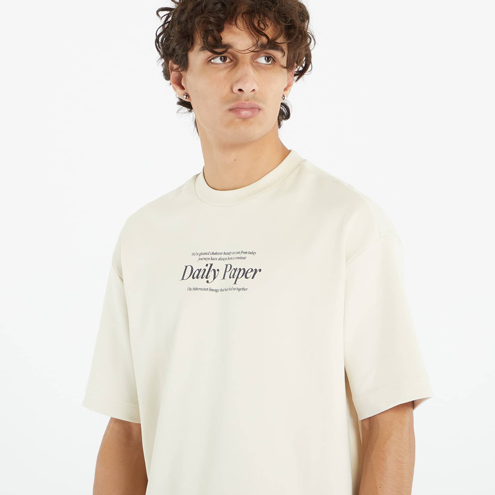 T-Shirts Daily Paper Rosie Short Sleeve T-Shirt Birch White