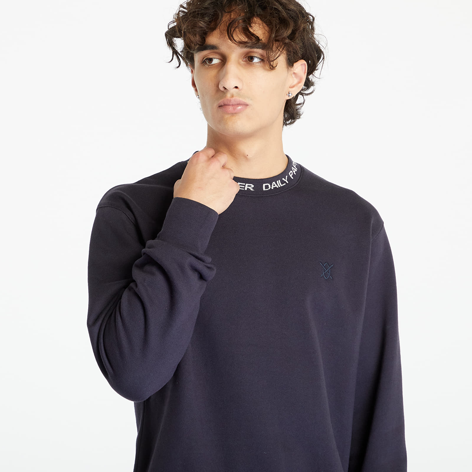 Bluzy Daily Paper Erib Sweater Deep Navy