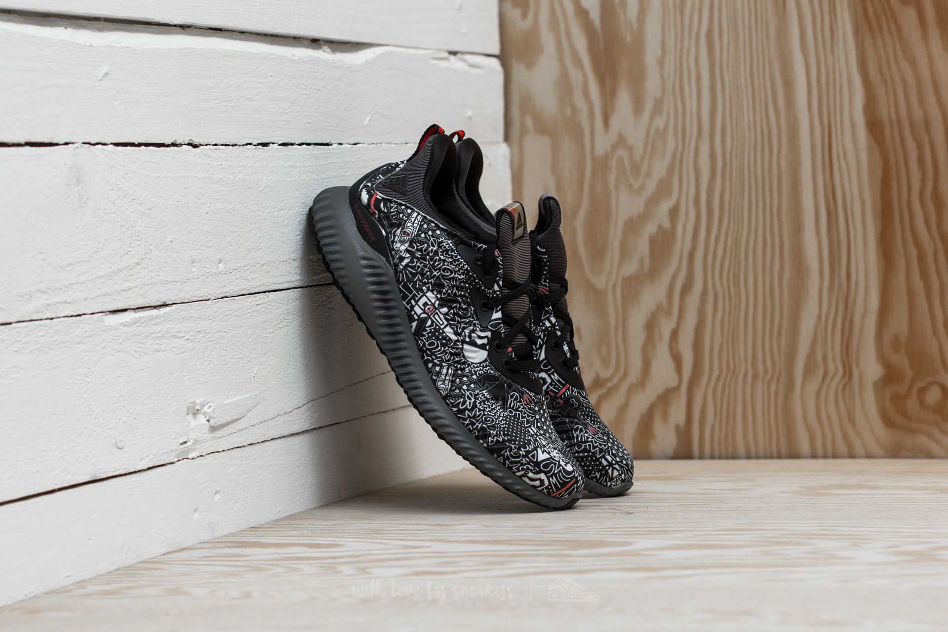 Kids' sneakers and shoes adidas Alphabounce Star Wars J Core Black/ Grey Five / Core Red