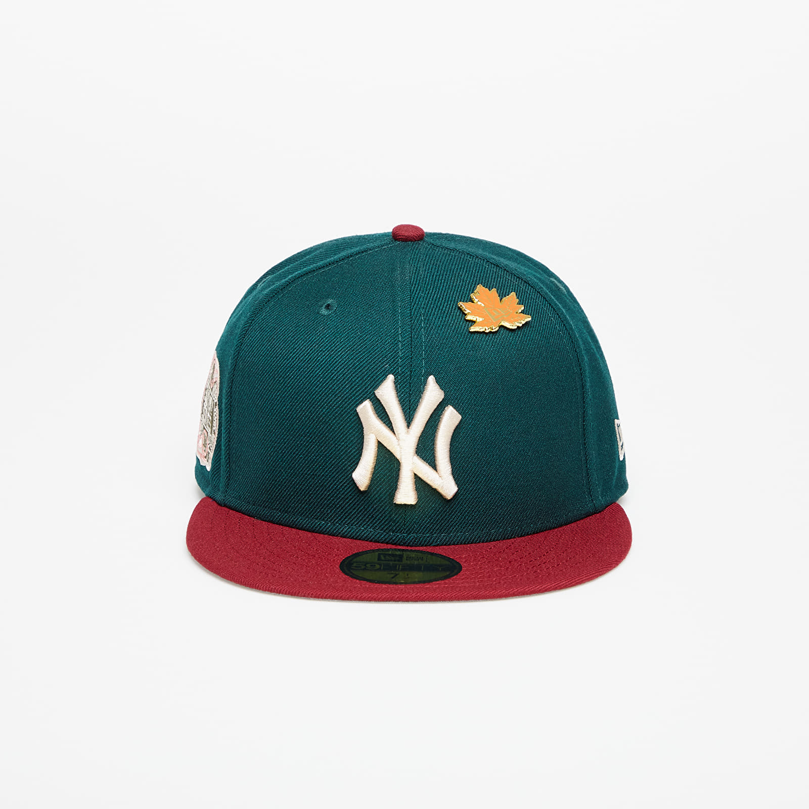 New Era - new york yankees ws contrast 59fifty fitted cap new olive/ optic white