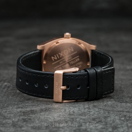 Watches Nixon Time Teller All Rose Gold Black Footshop