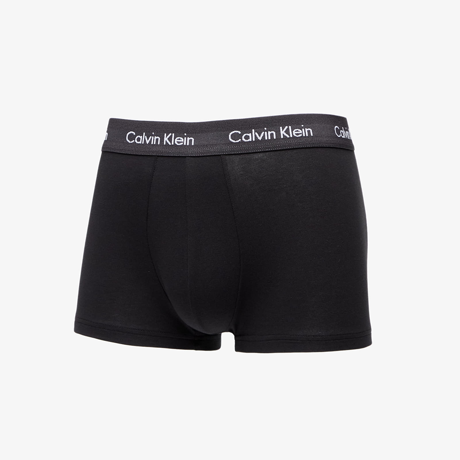 Boxer Calvin Klein Cotton Stretch Classic Fit Low Rise Trunk 3-Pack Black/ Off White/ Black/ Purple