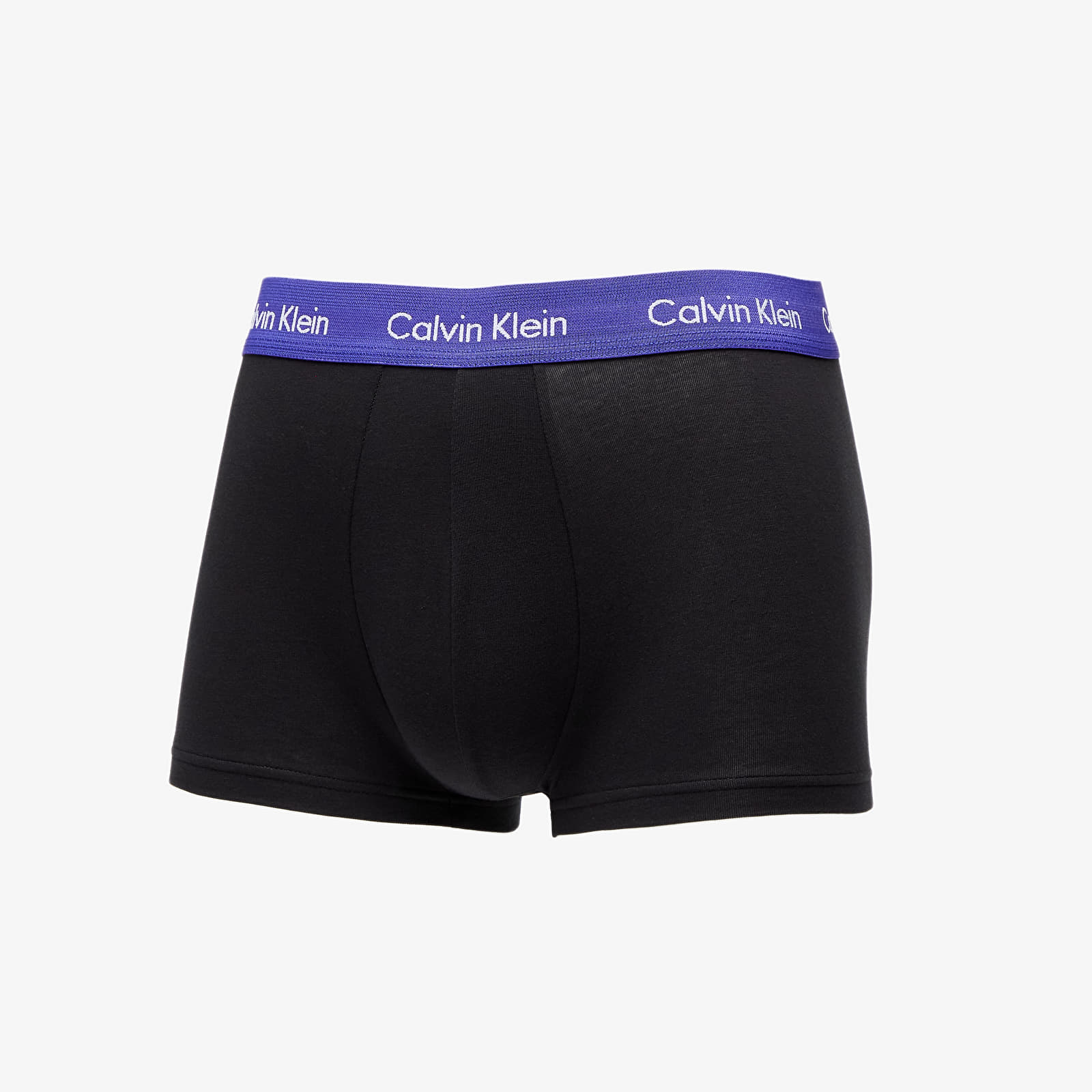 Boxer Calvin Klein Cotton Stretch Classic Fit Low Rise Trunk 3-Pack Black/ Off White/ Black/ Purple
