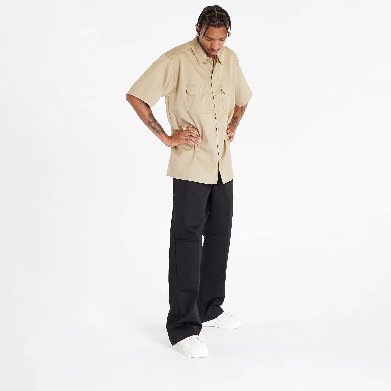 Shirts Dickies Work Shirt Ss Rec Khaki