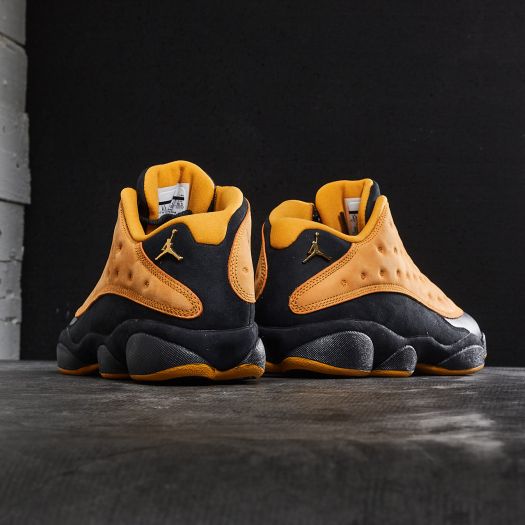 Black and yellow jordan 13 mens shop