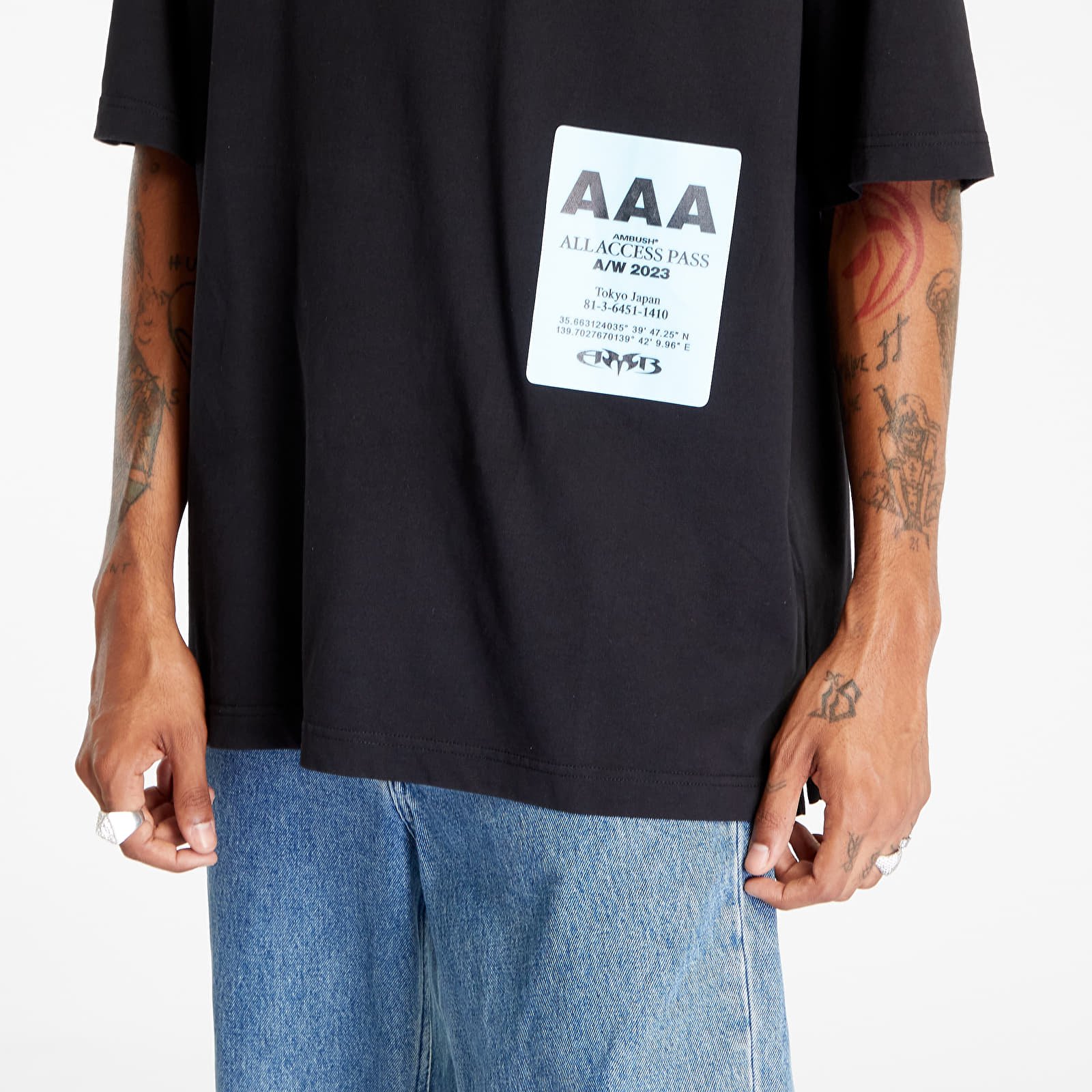 Tricouri  Ambush Pass Graphic T-Shirt Tap Shoe/ Blanc De Blanc