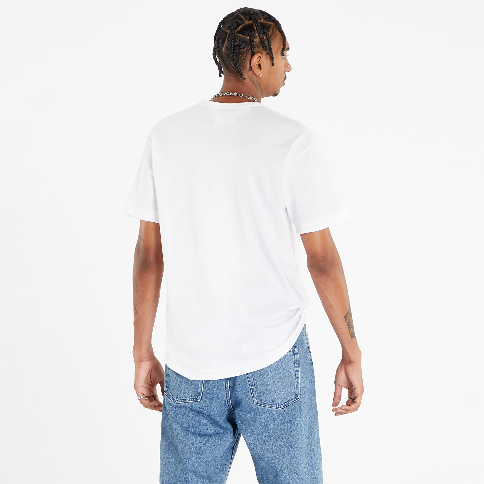 T shirts Comme des Gar ons PLAY Heart Logo Short Sleeve Tee White