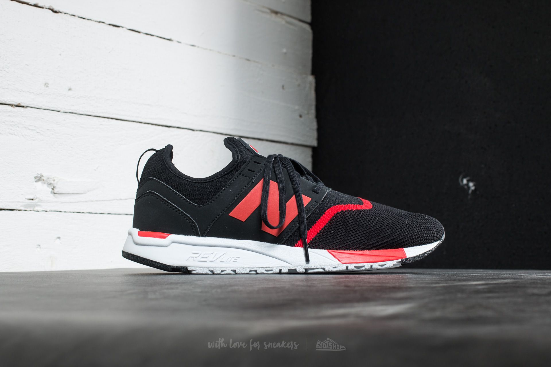 Men s shoes New Balance 247 Black Red Footshop