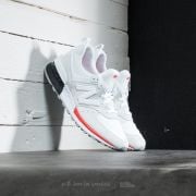 New Balance 574 White/ Black/ Red