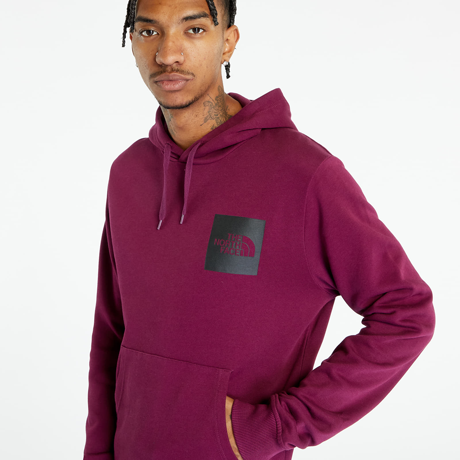 Kapucnis pulóverek és pulcsik The North Face Fine Hoodie Boysenberry
