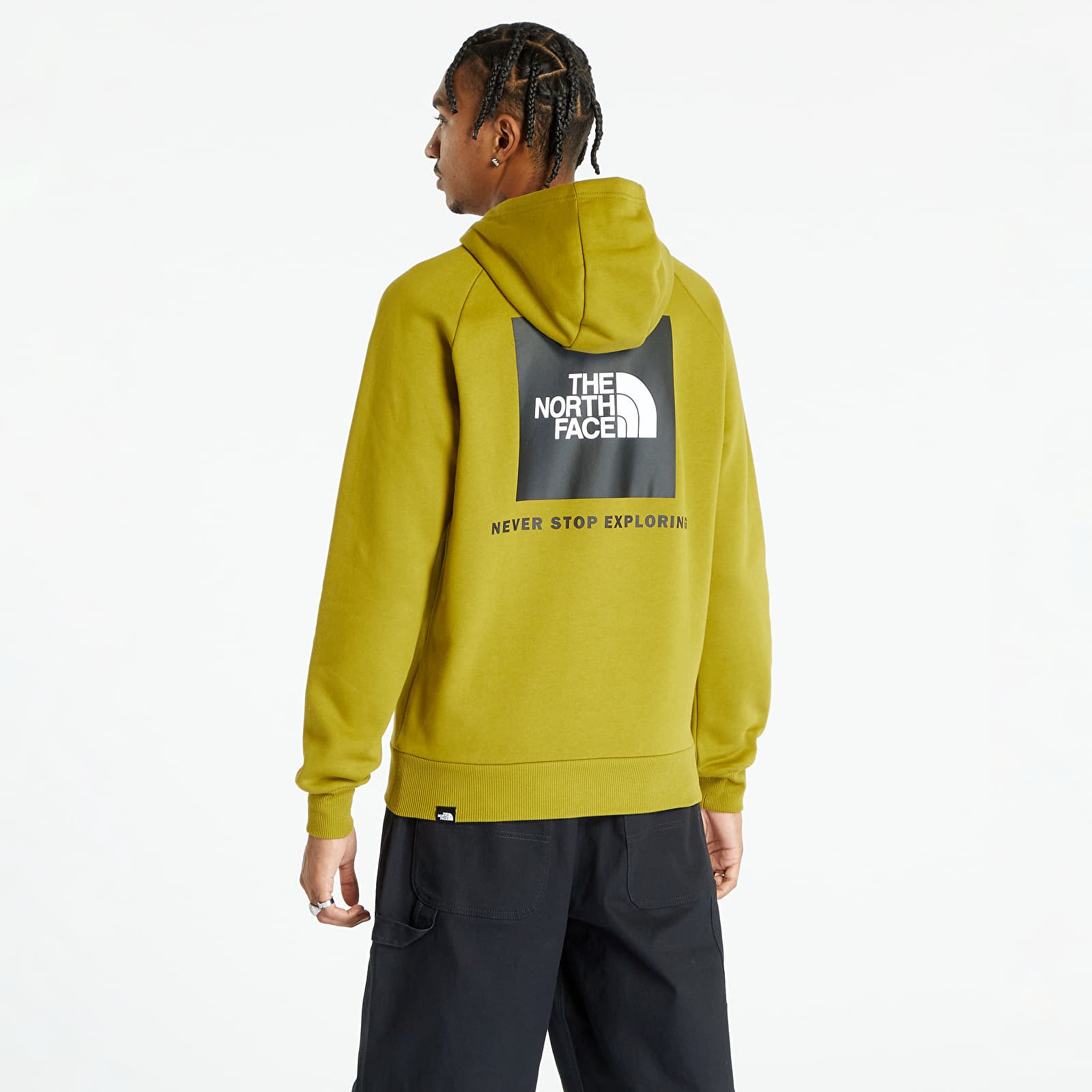 Hanorac The North Face Raglan Redbox Hoodie Sulphur Moss - 1 | YEO