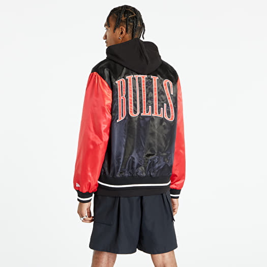 Chicago bulls online bomber jacket red
