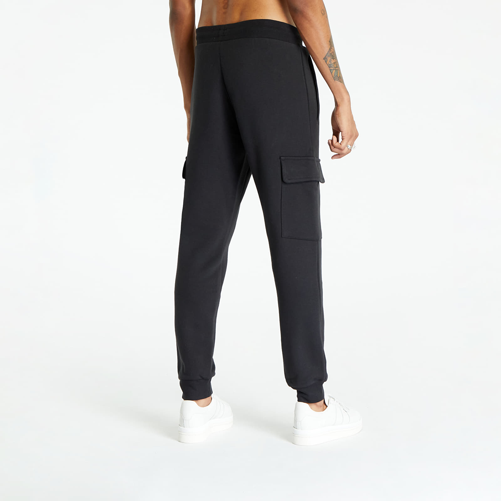 Broek adidas Essentials Cargo Pants Black/ Black/ White