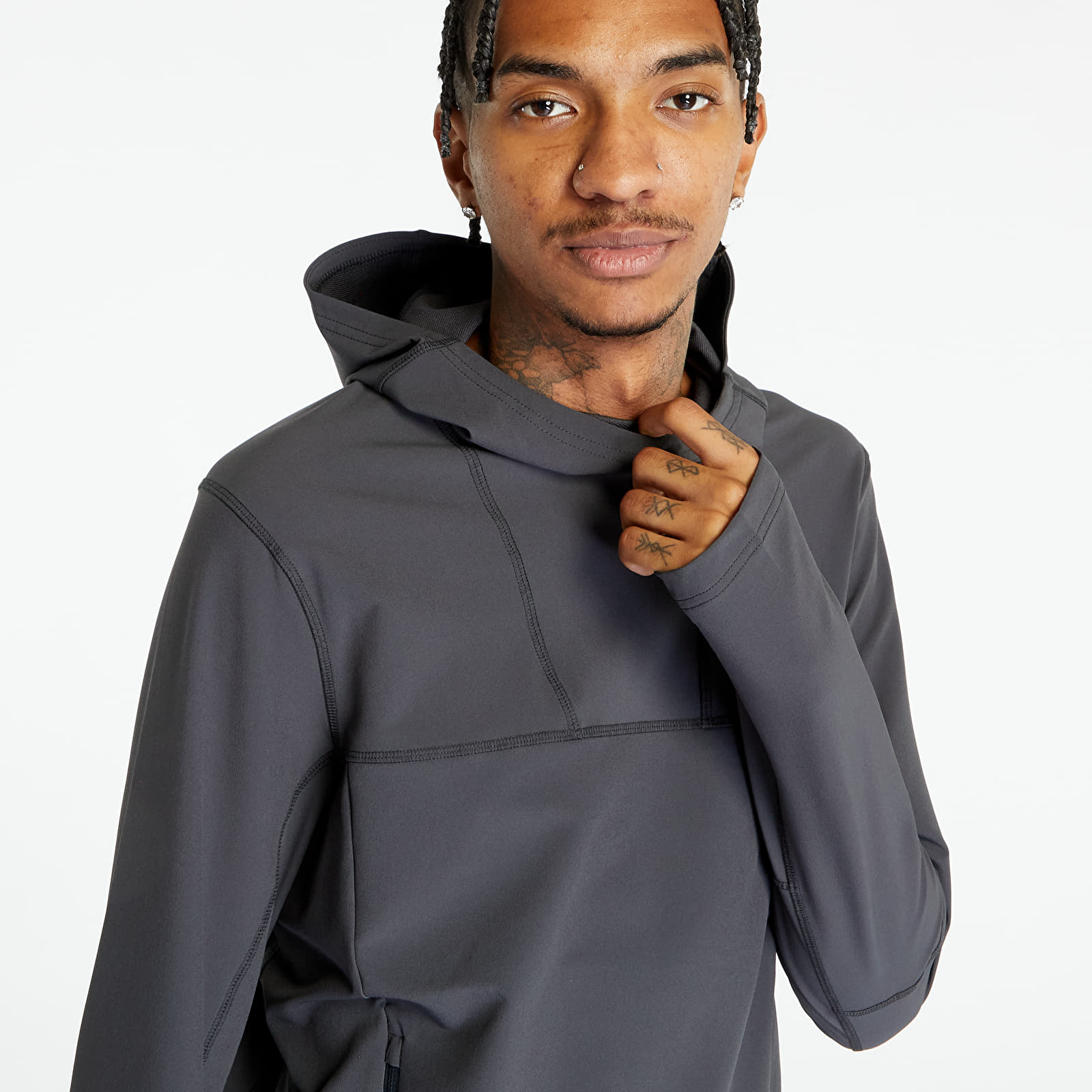 Суичърти The North Face 2000S Zip Tech Hood Asphalt Grey