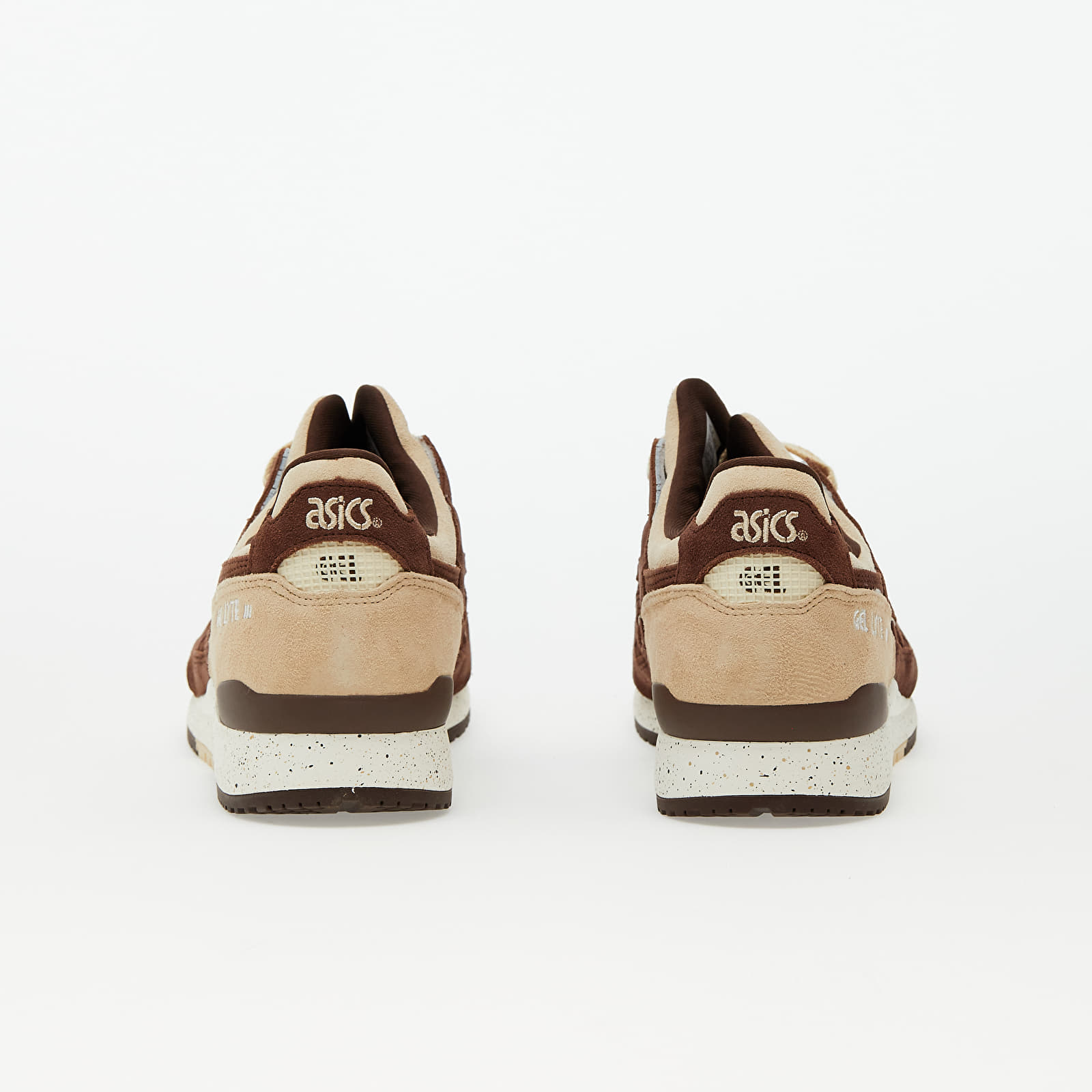 Asics brown leather sales
