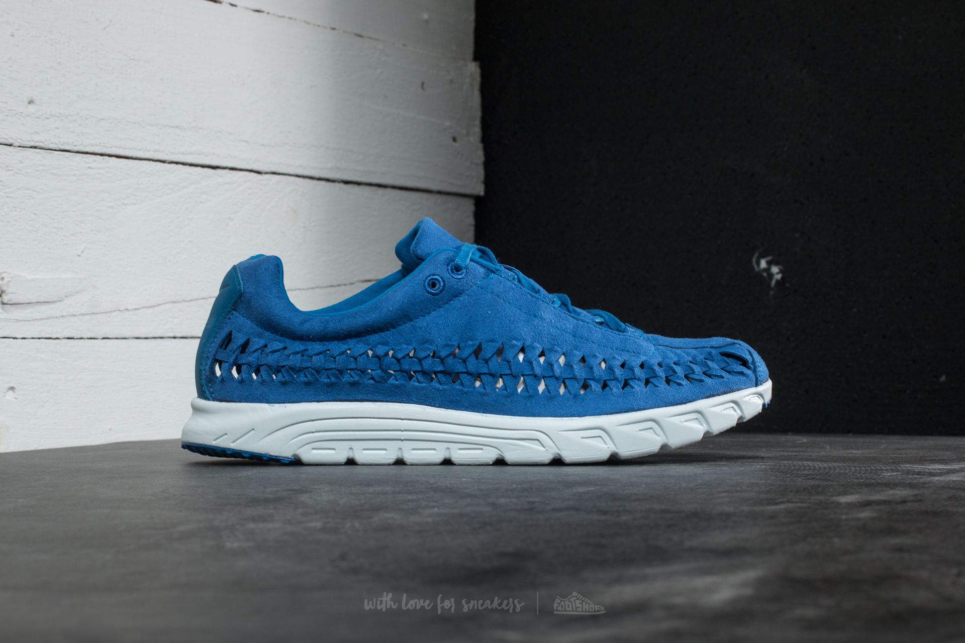 Herresko Nike Mayfly Woven Team Royal/ Off White-Black