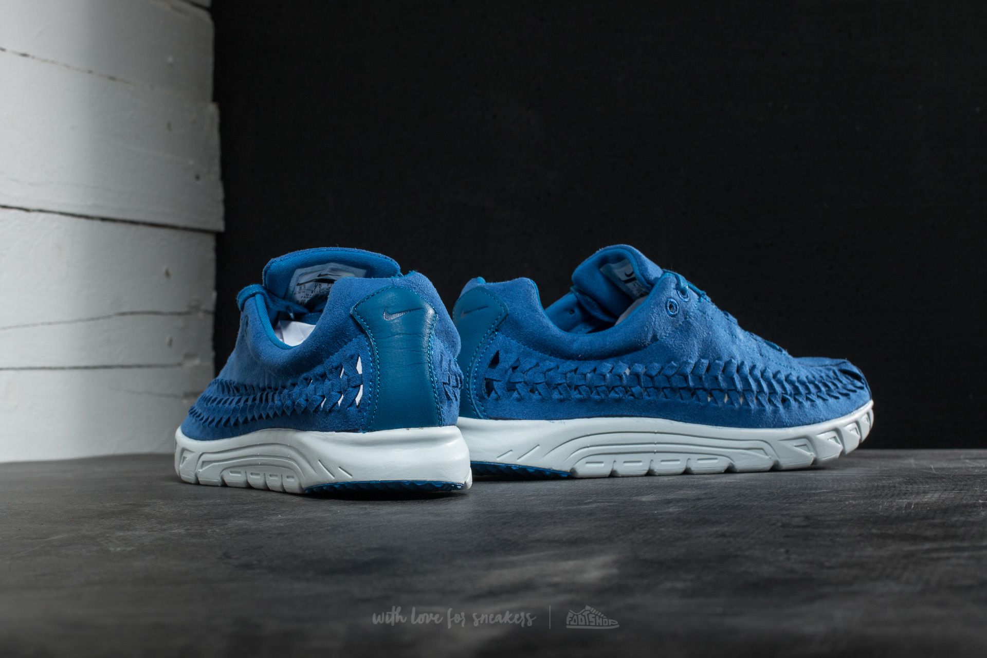 Herresko Nike Mayfly Woven Team Royal/ Off White-Black
