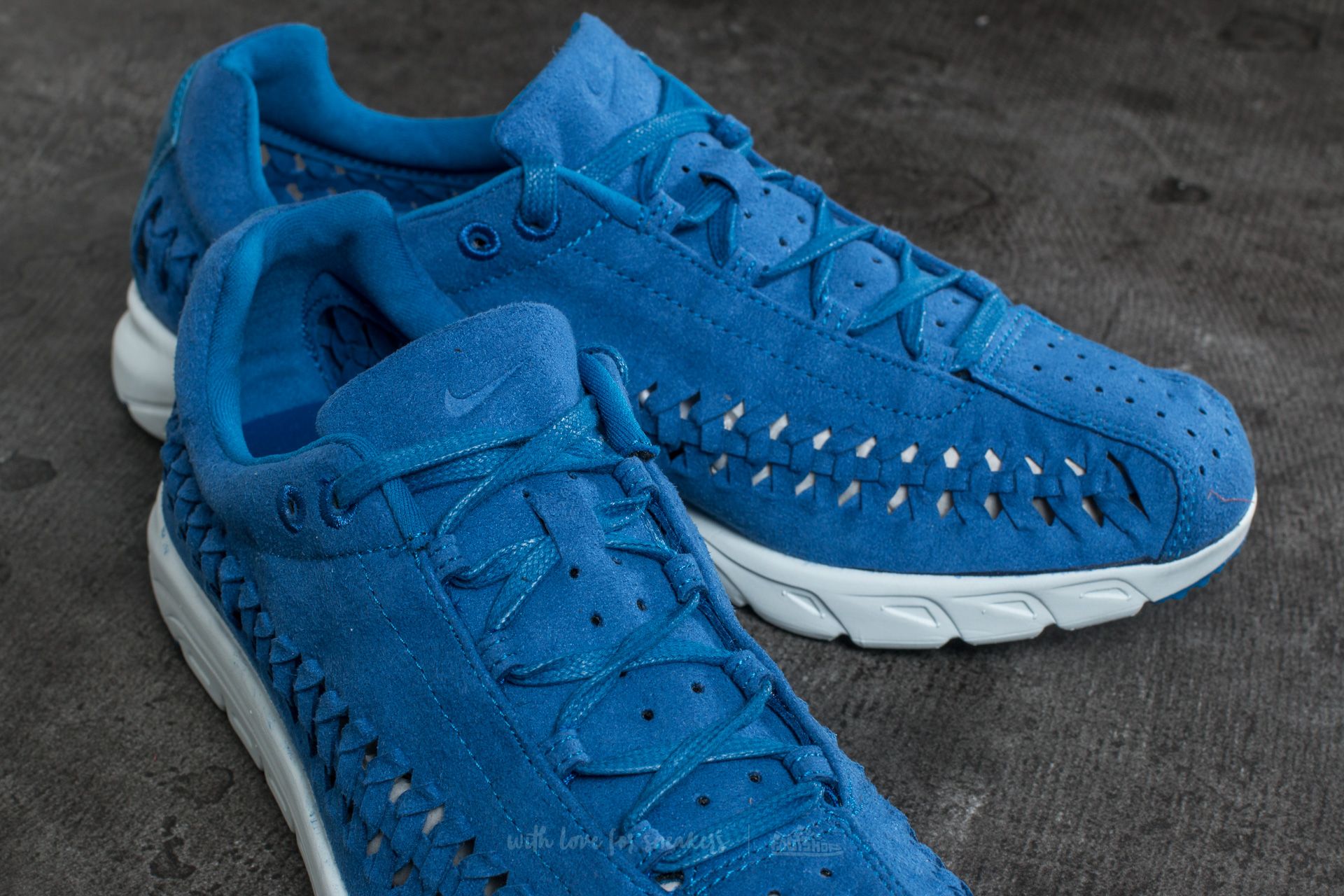Herresko Nike Mayfly Woven Team Royal/ Off White-Black