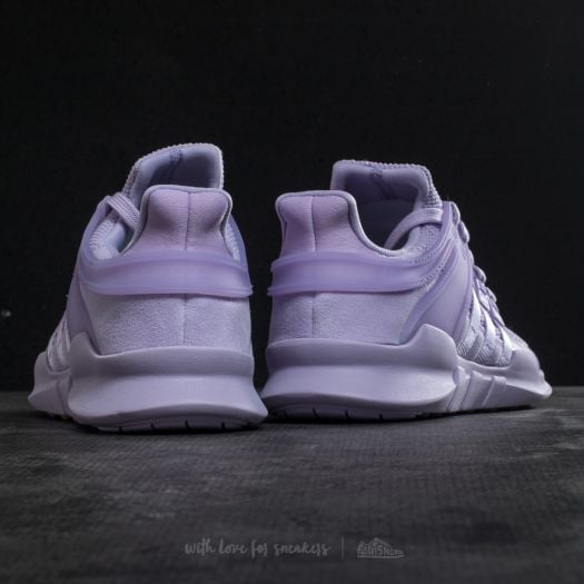 Adidas purple & white equipment support adv trainers shop
