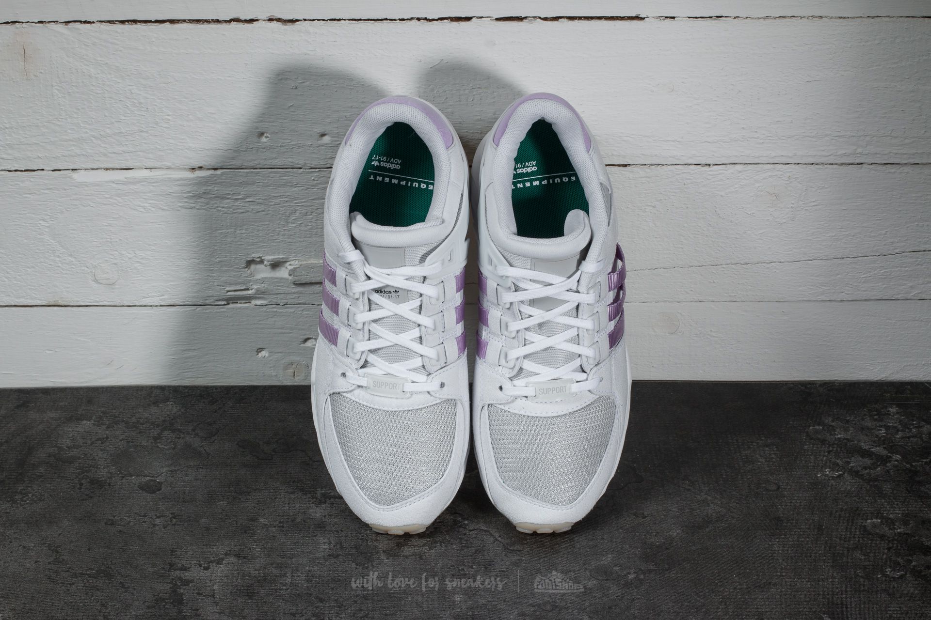 Damen Sneaker und Schuhe adidas EQT Support RF Ftw White/ Purple Glow/ Grey One