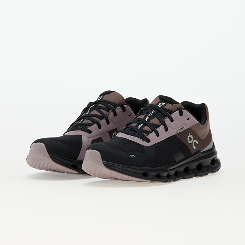 On W Cloudrunner Waterproof Black/ Grape | Footshop
