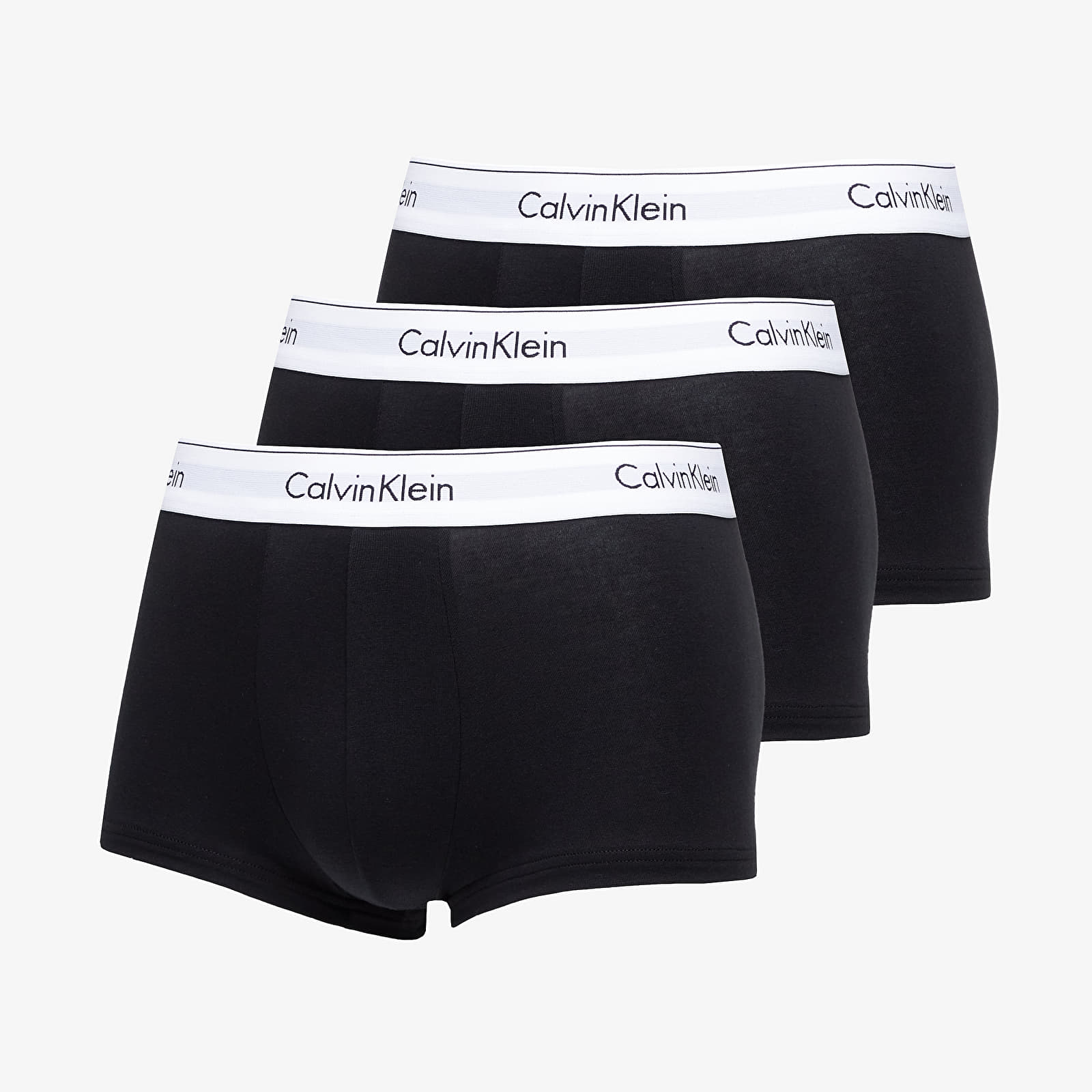 Boxerky Calvin Klein Modern Cotton Stretch Low Rise Trunk 3-Pack Black/ White