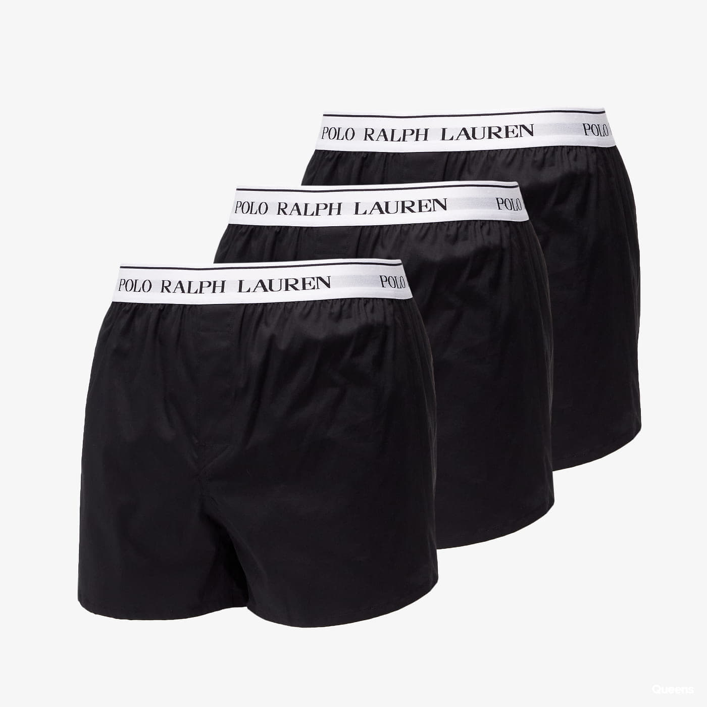 Ralph Lauren Stretch Cotton Slim Fit Trunks 3-Pack Black image14