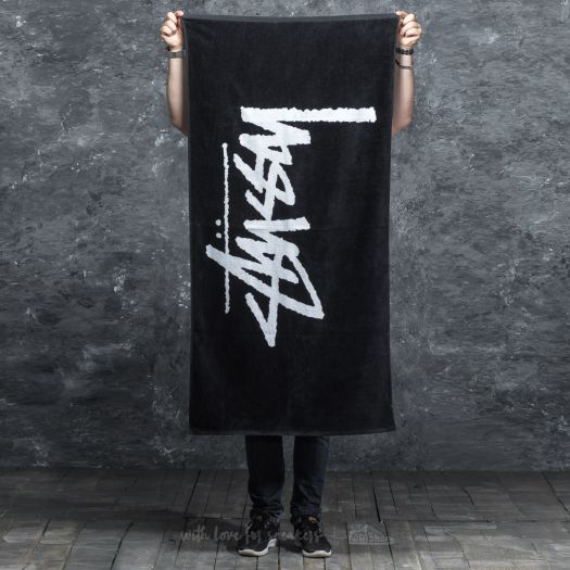 Stüssy Stock Plush Towel Black | Footshop