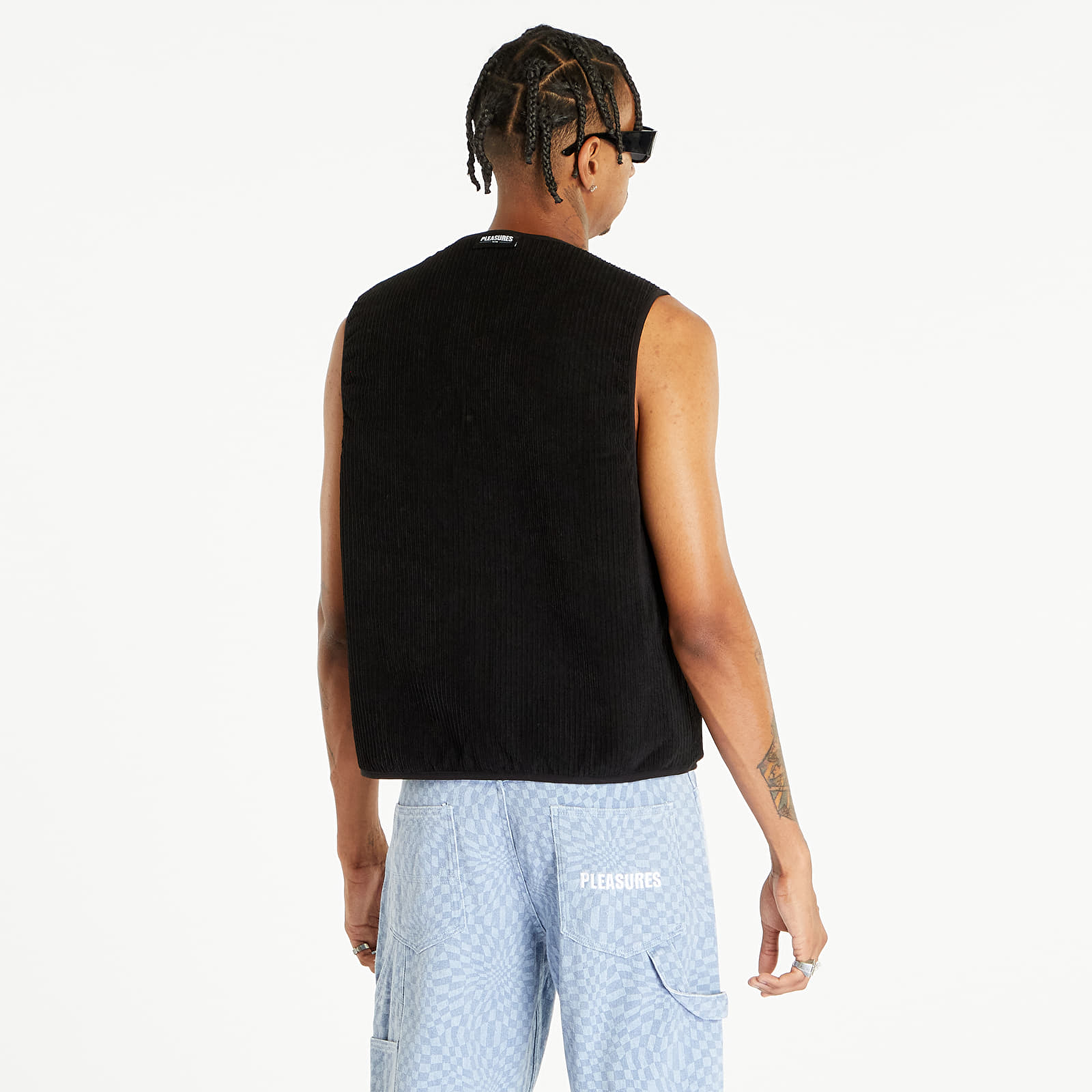 Gilets PLEASURES Infinite Reversible Vest Black