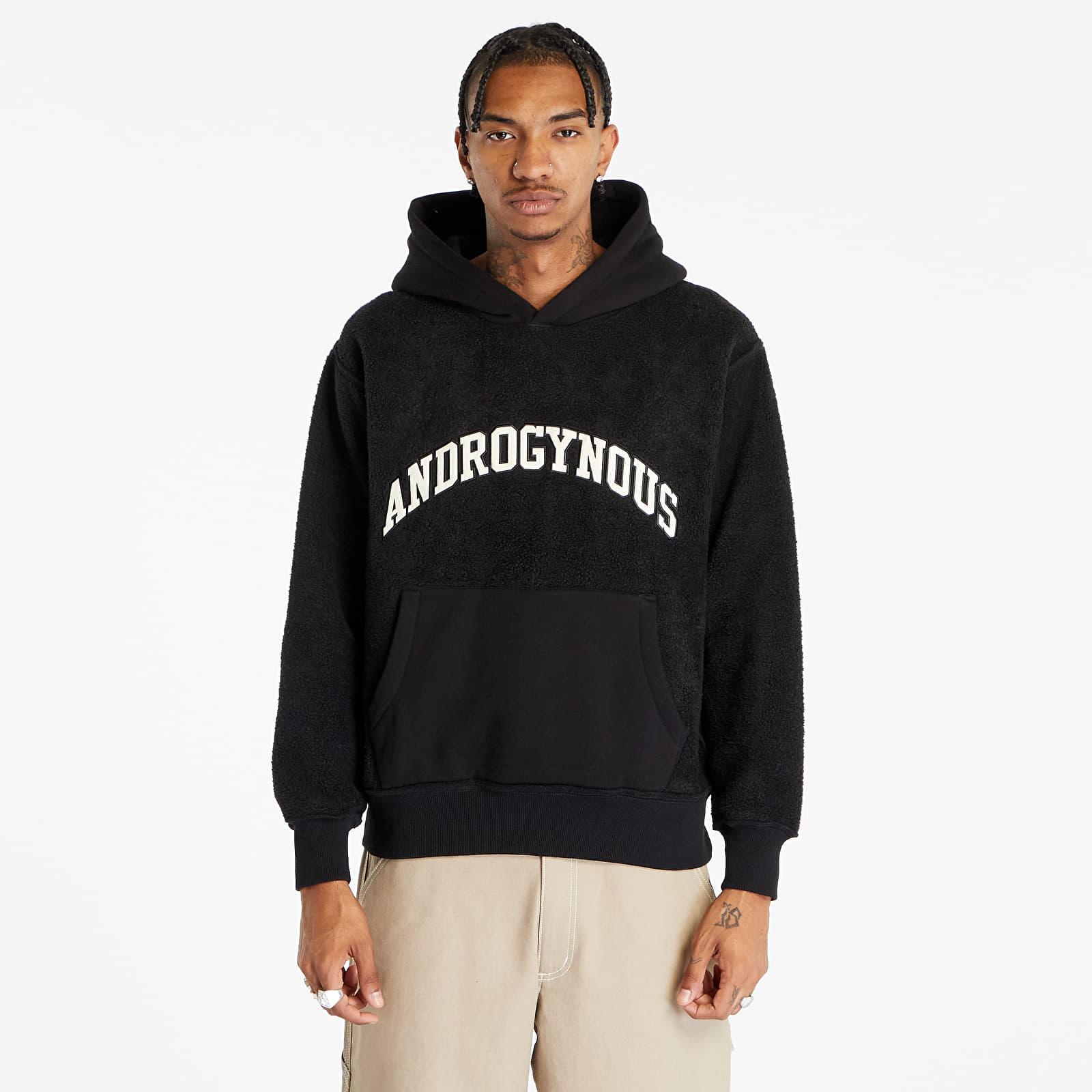 PLEASURES - androgynous hoodie black