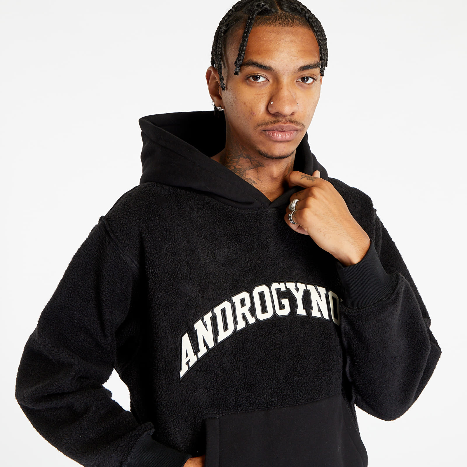 Hanorace PLEASURES Androgynous Hoodie Black