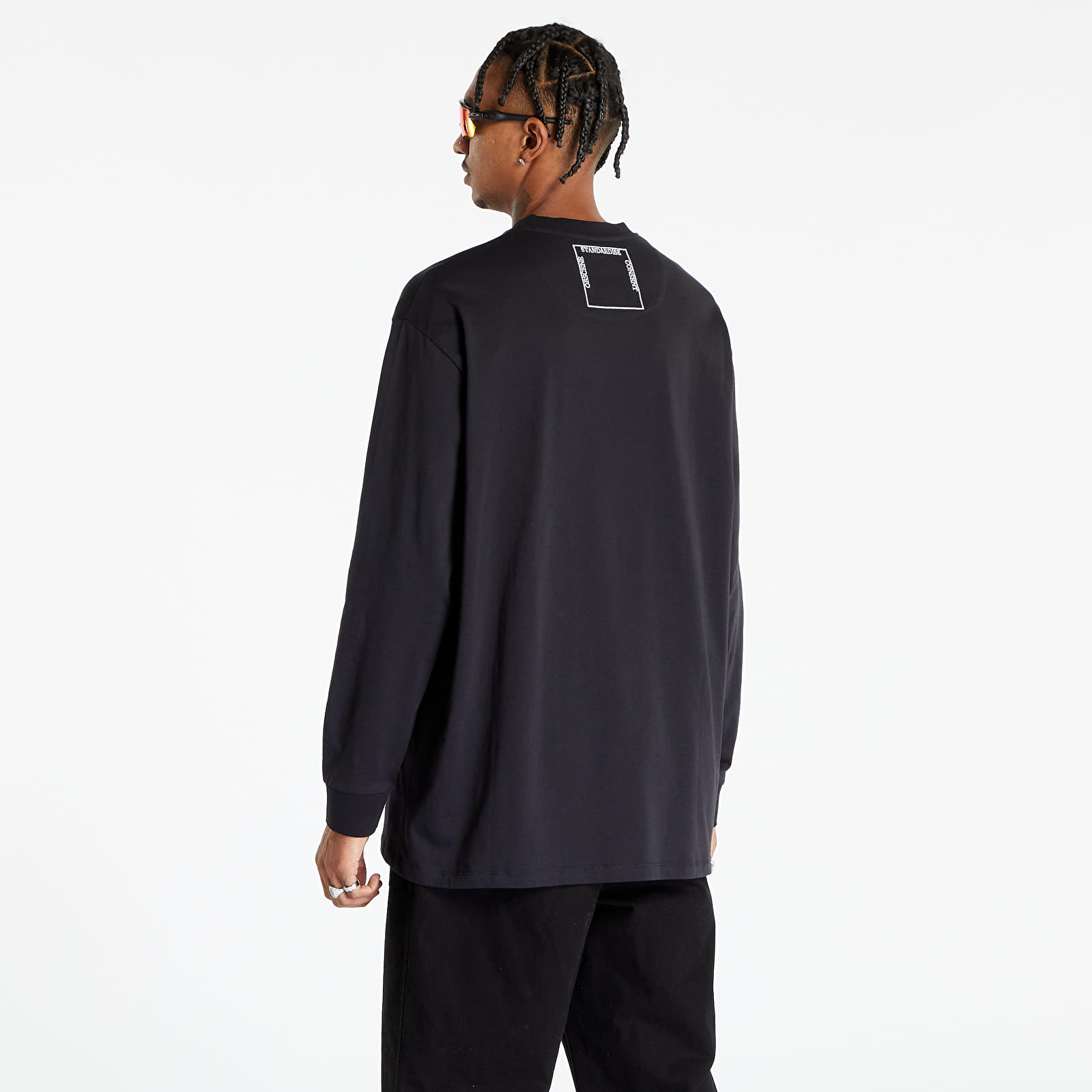 T-shirts FRED PERRY x RAF SIMONS Embroidered Long Sleeve T-Shirt Black