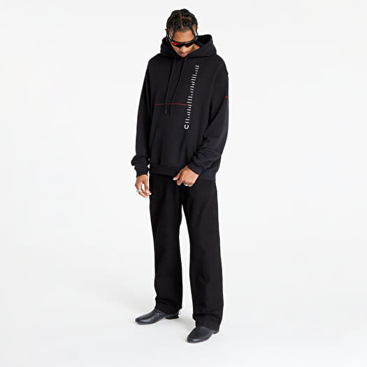 Hoodies and sweatshirts FRED PERRY x RAF SIMONS Printed Hooded Sweatshirt Black Footshop