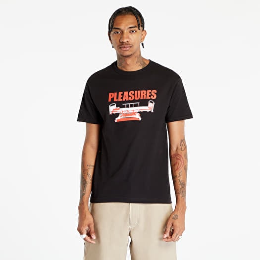 【PLEASURES】 BED T-SHIRT Black T-shirt Pleasures Bed T-Shirt P23F048-BLK | FLEXDOG