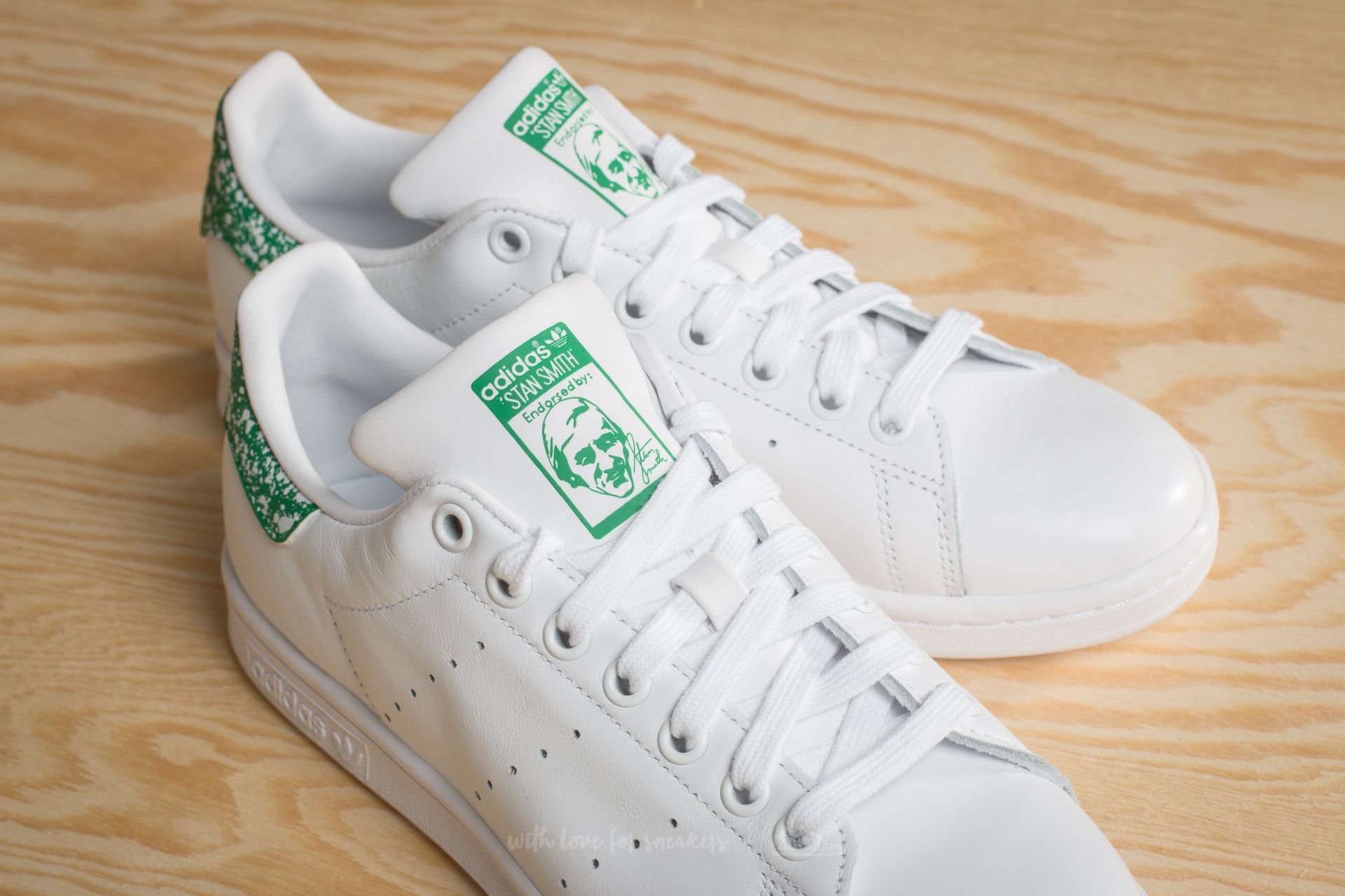 Women s shoes adidas Stan Smith W Ftw White Ftw White Green Footshop