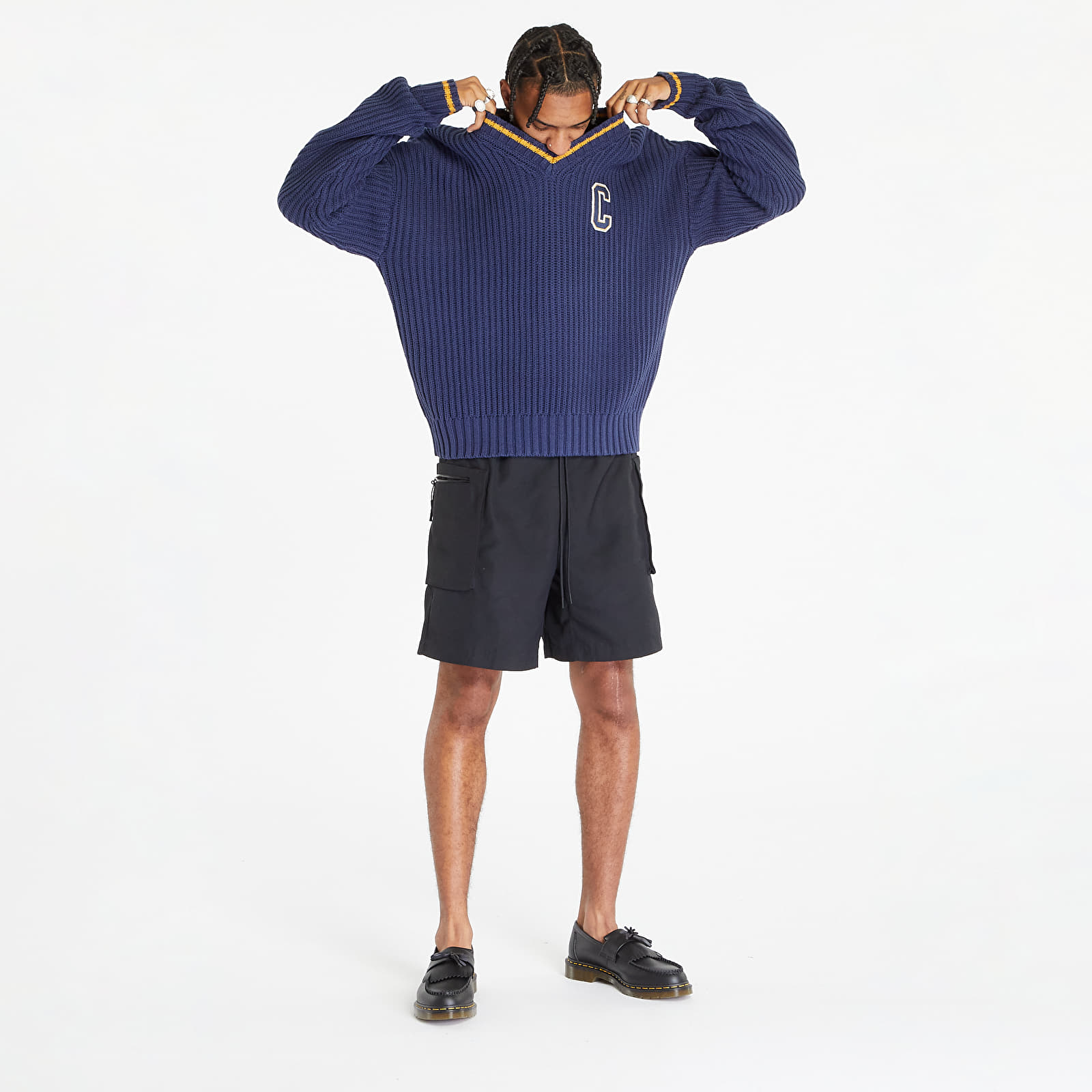 Champion sweater v clearance neck t shirt