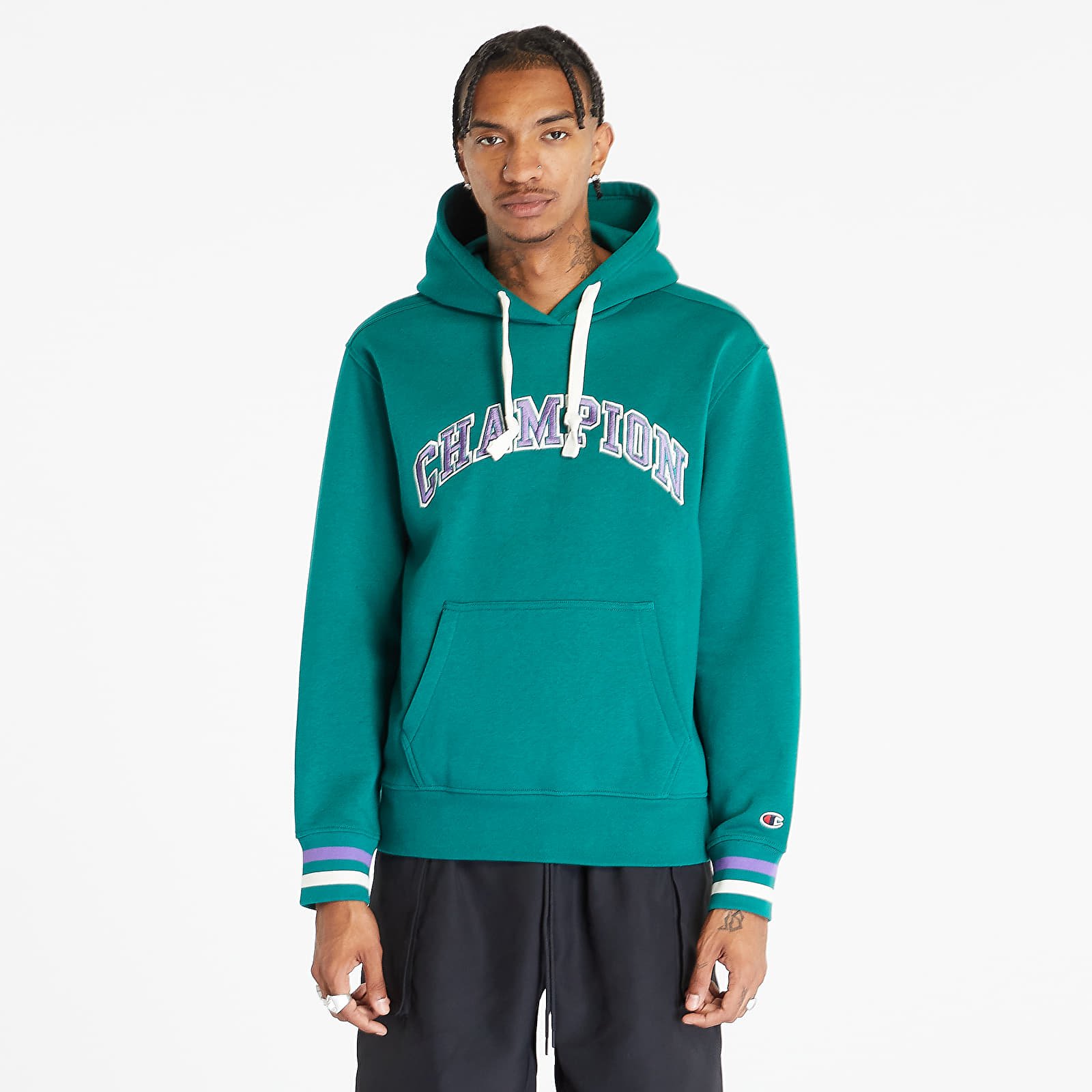 Hanorac Champion Hooded Sweatshirt Bottle Green