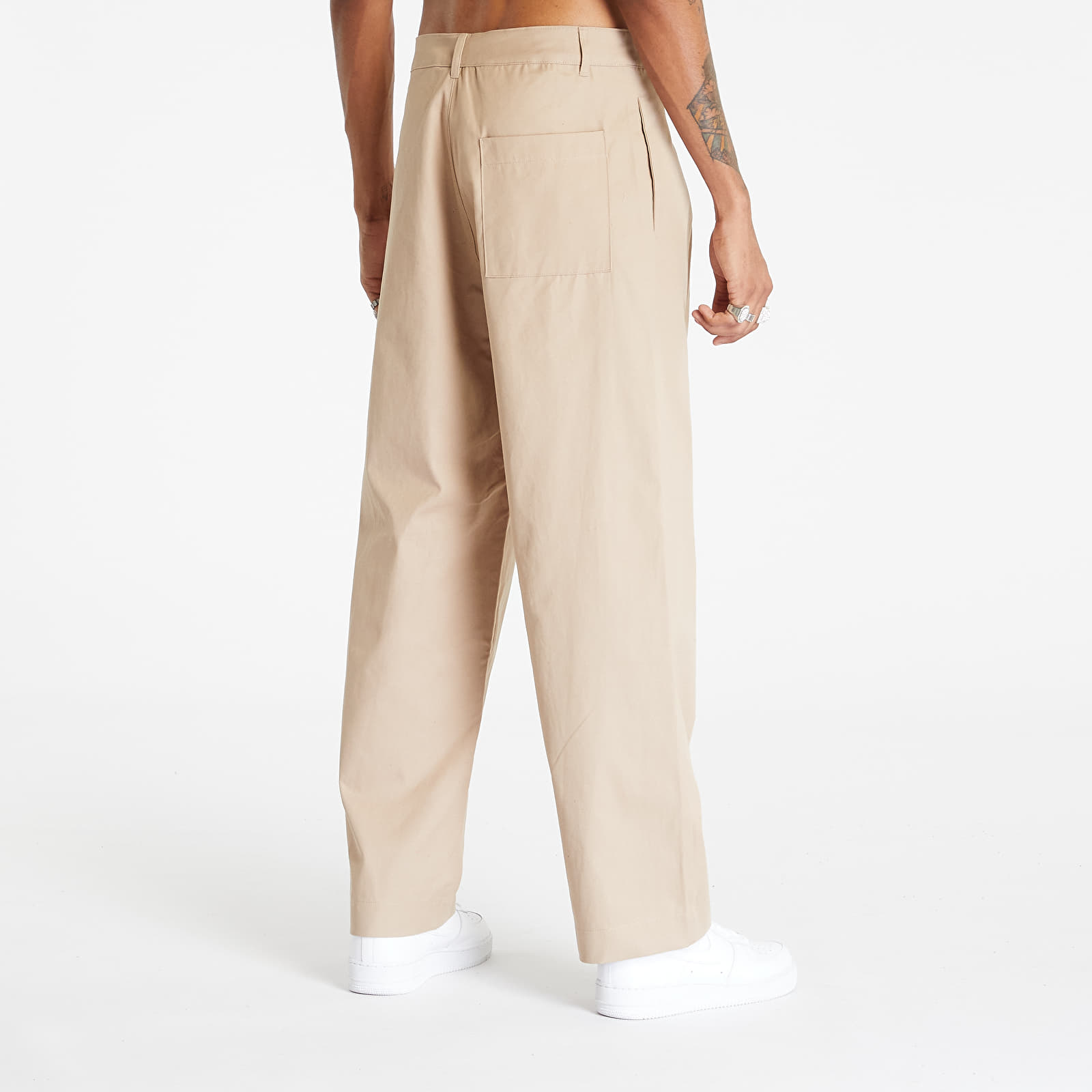 Pantaloni și blugi Champion Straight Hem Pants Beige