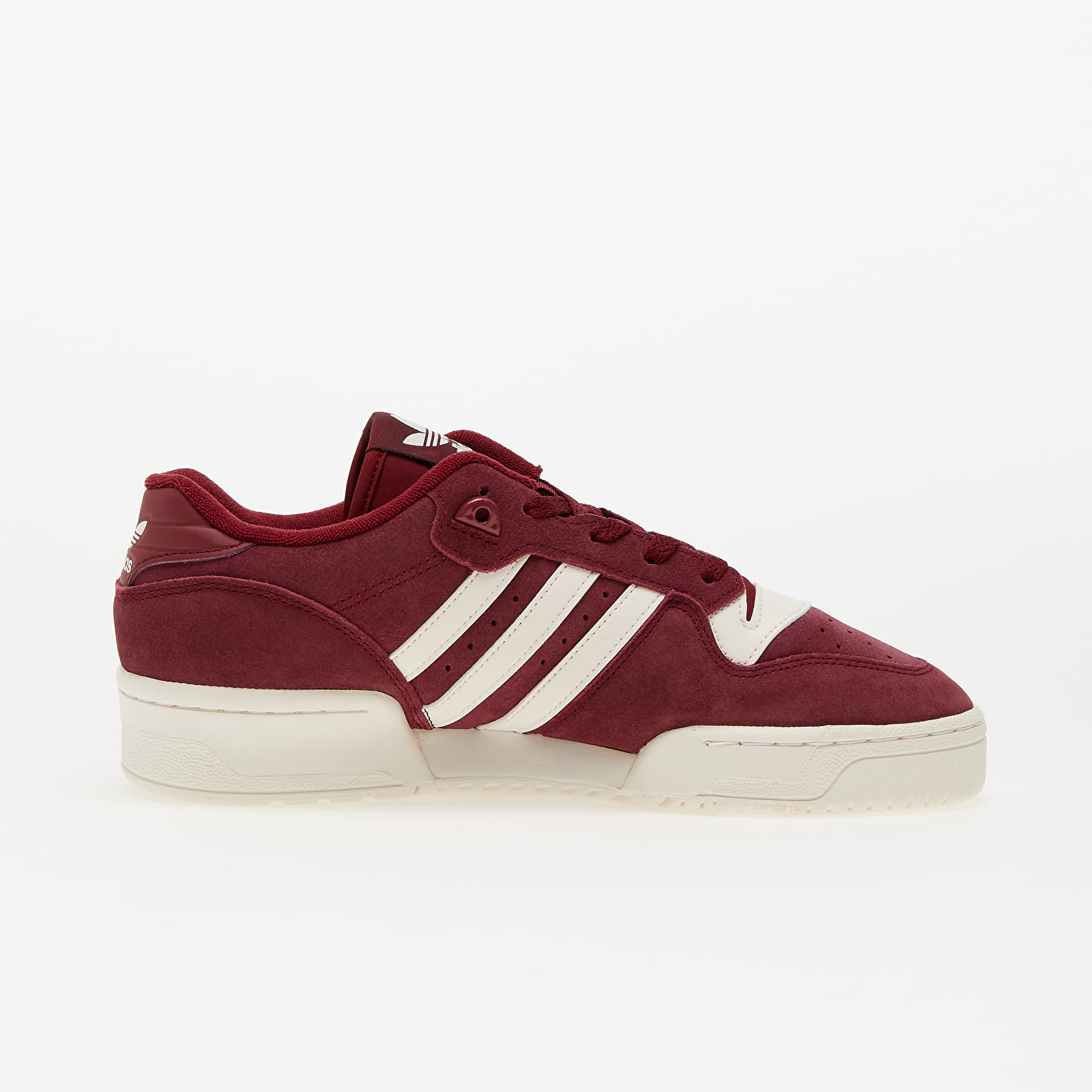 Men's shoes adidas Rivalry Low Core Burgundy/ Cloud White/ Core Burgundy