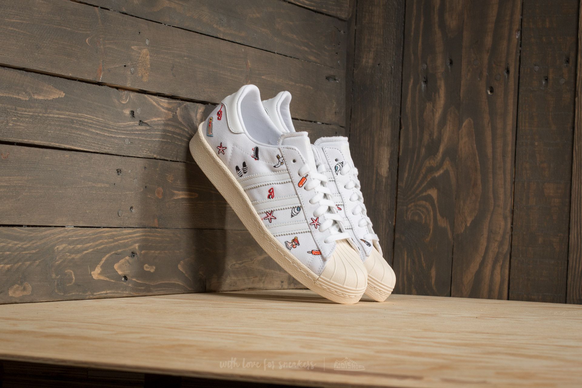 Scarpe donna adidas Superstar 80s W Ftw White/ Ftw White/ Off White