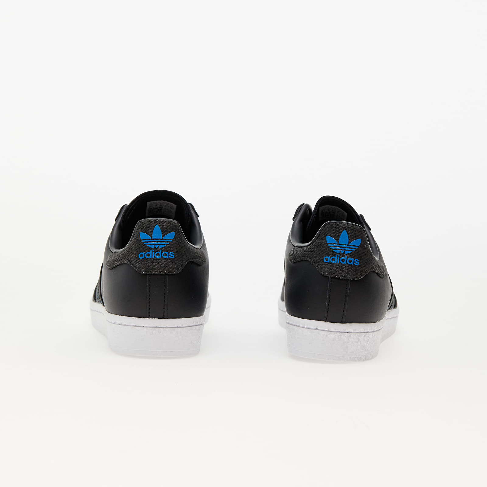 Men s shoes adidas Superstar Core Black Core Black Brave Blue Footshop