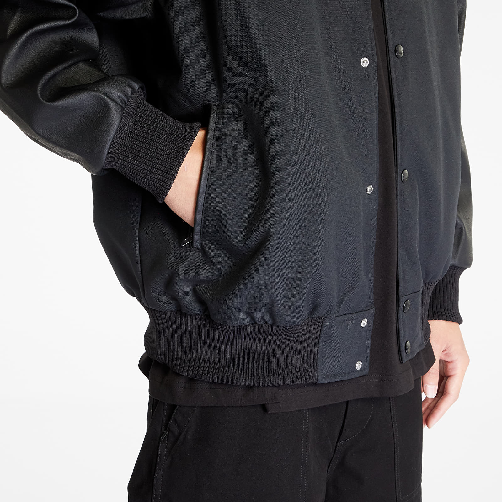 Jacken adidas Originals WNTR Sweatshirt Varsity Jacket Black