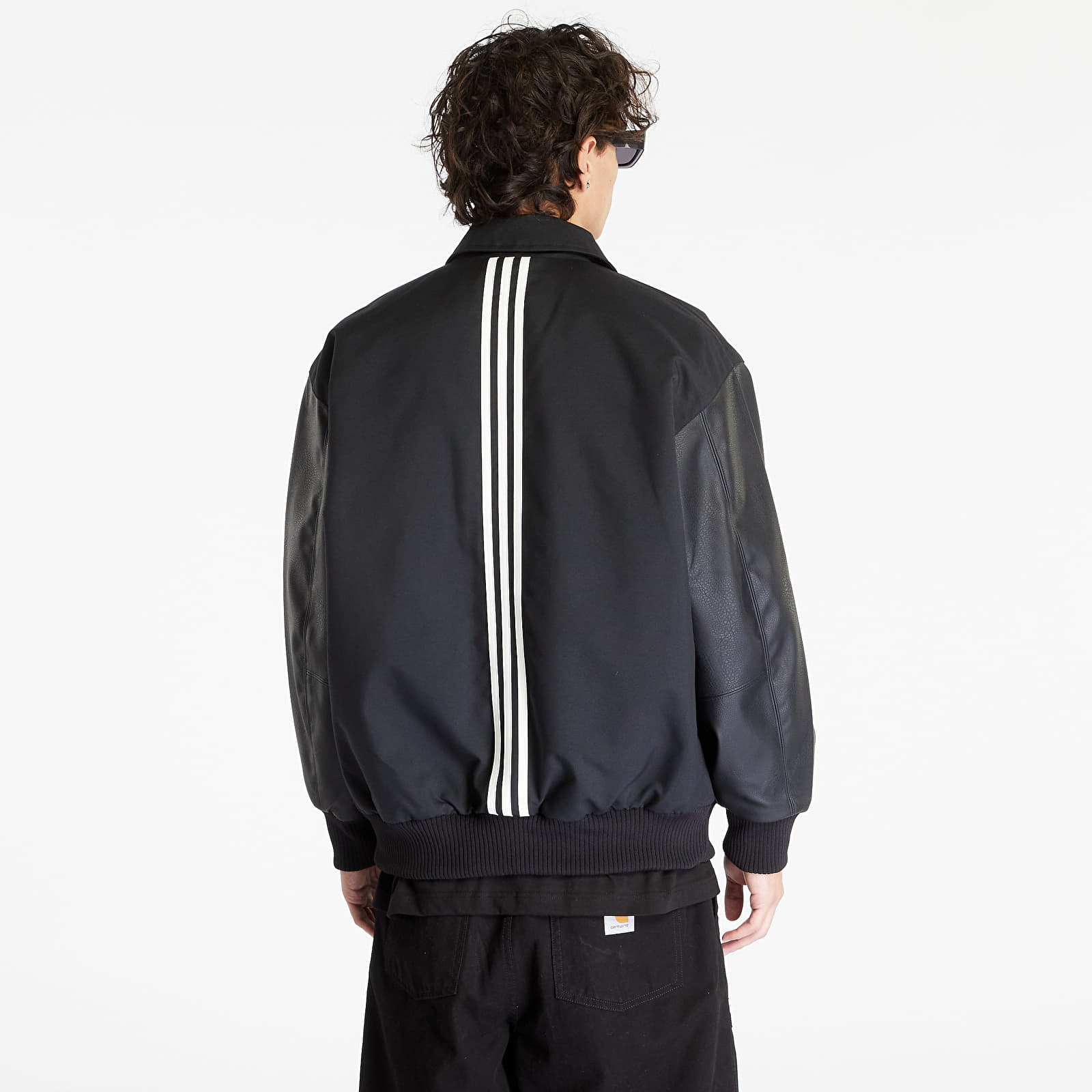 Vestes adidas Originals WNTR Sweatshirt Varsity Jacket Black Footshop