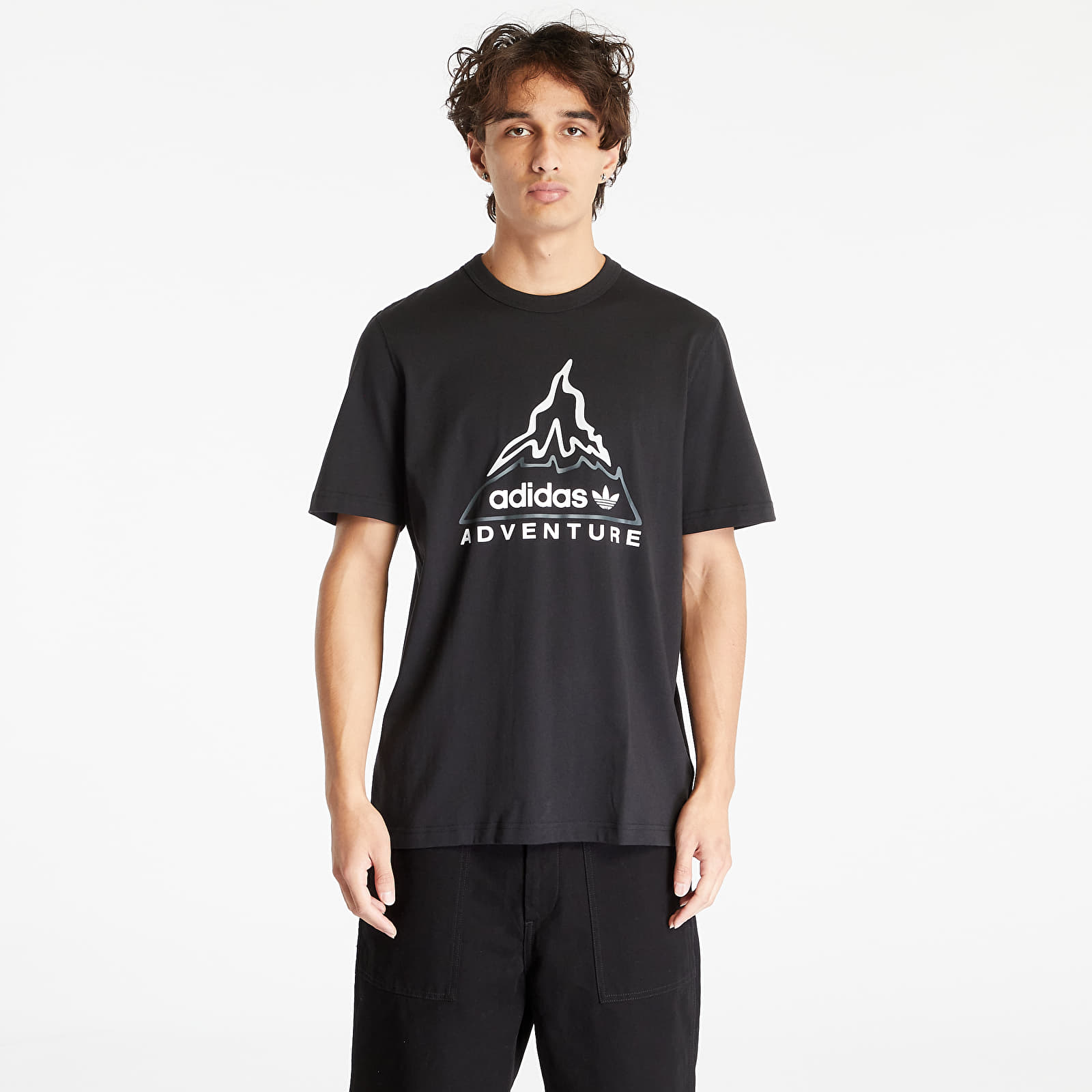Levně adidas Originals Adventure Volcano Short Sleeve Tee Black