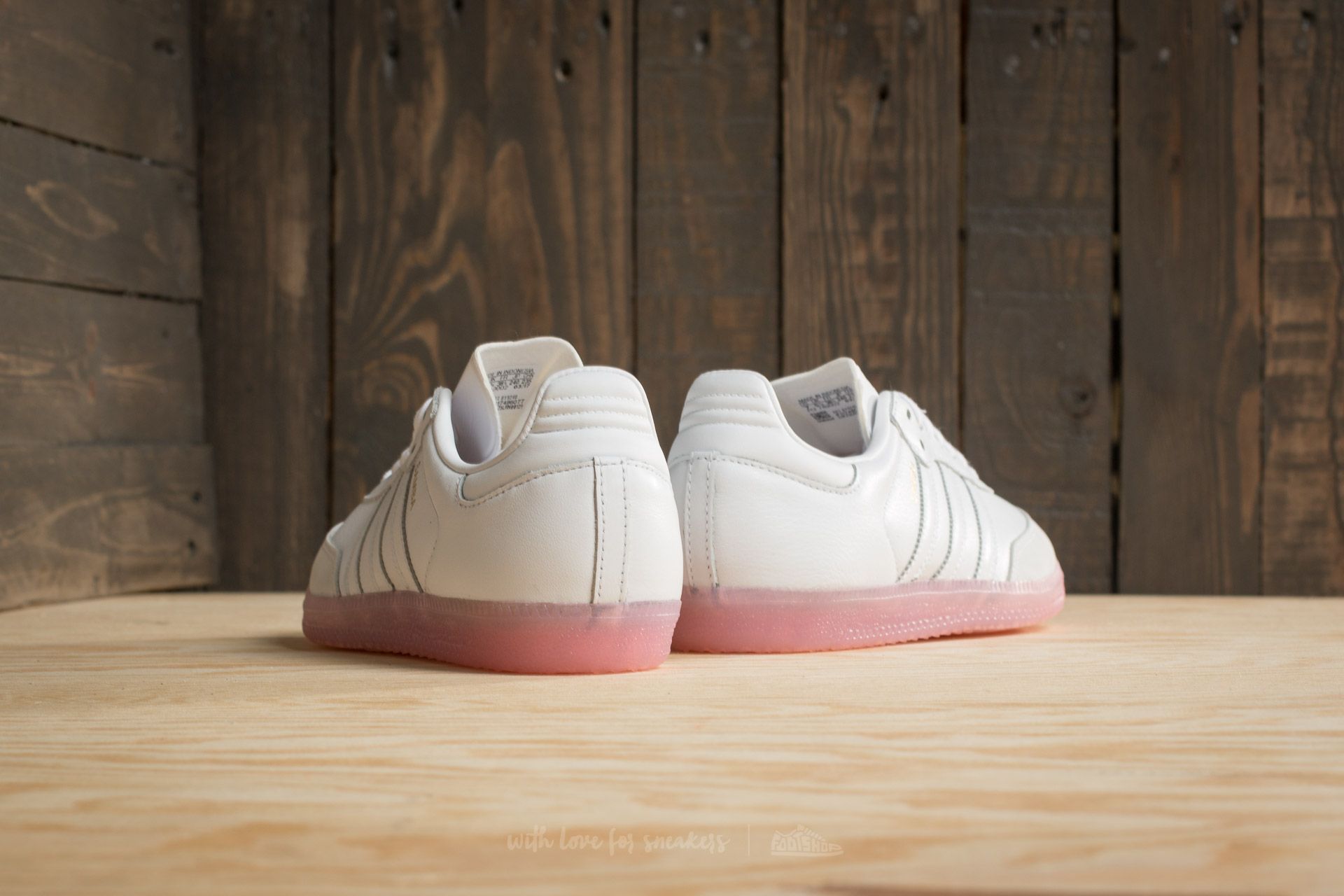 Ženski čevlji adidas Samba W Ftw White/ Ftw White/ Easy Pink