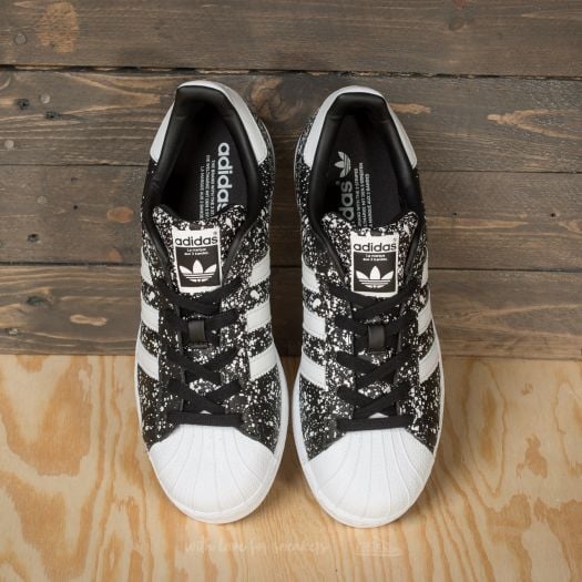 Adidas originals superstar w - baskets basses - black/white top