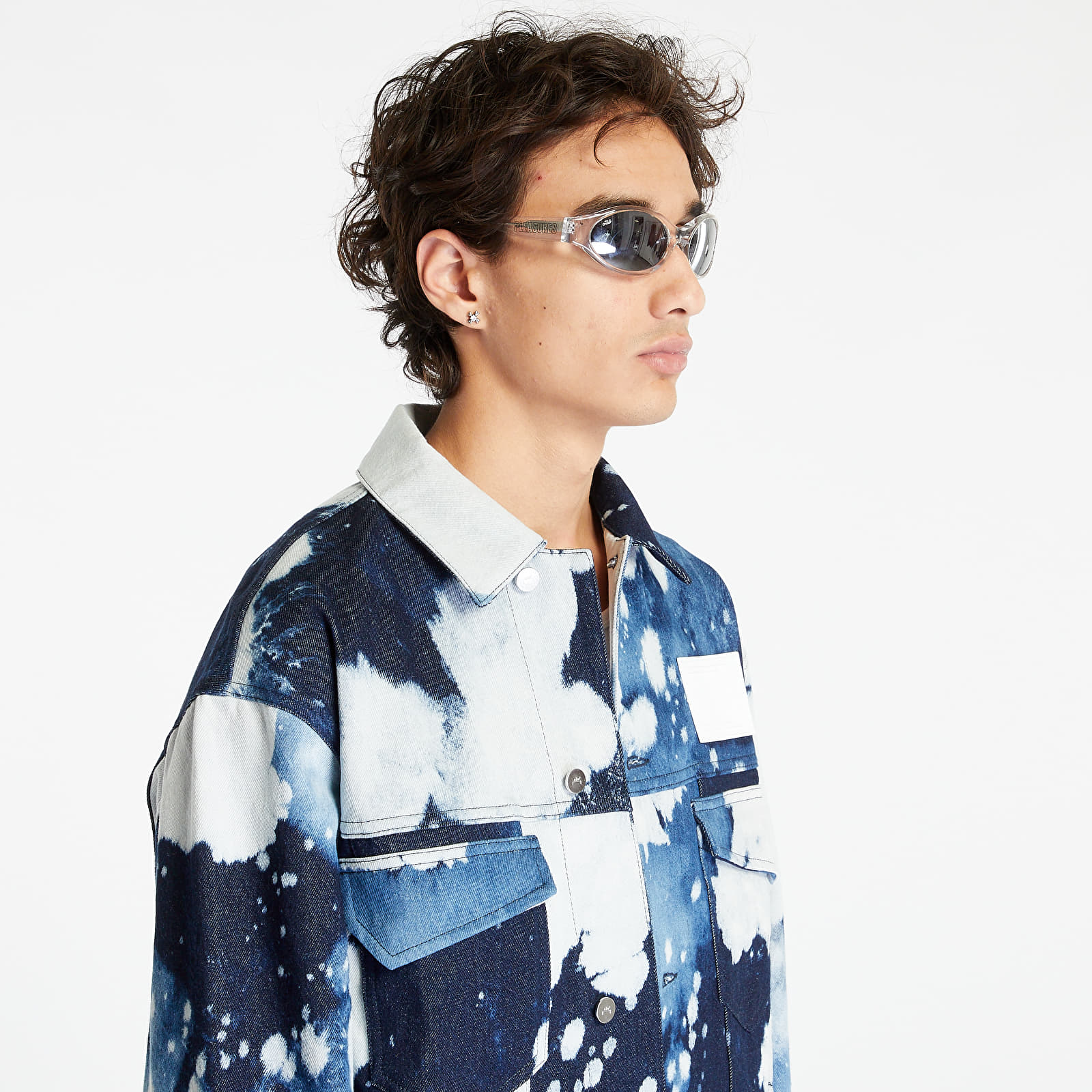 Jackets A-COLD-WALL* Hand Bleached Denim Jacket Bleach Wash